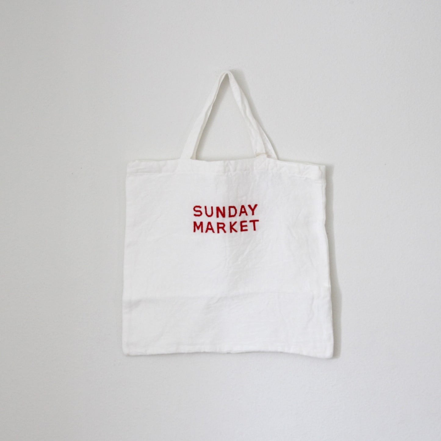 R&D.M.Co Linen Tote - White