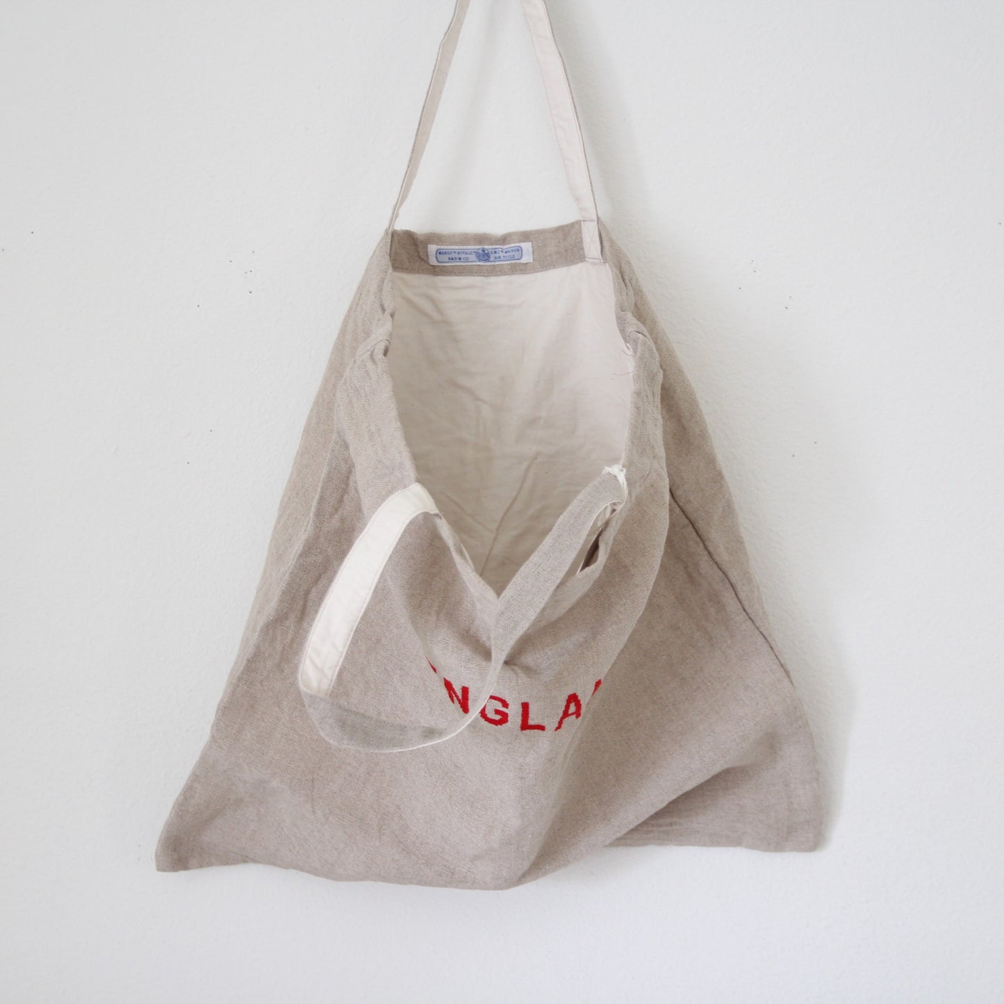 R&D.M.Co Linen Tote - Beige