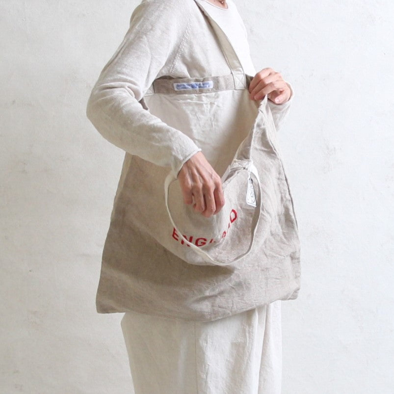 R&D.M.Co Linen Tote - Beige
