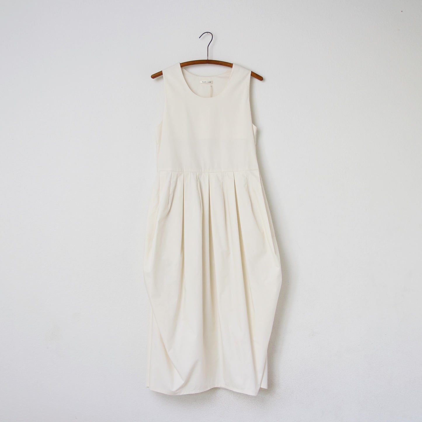 Black Crane Tulip Dress - Cloud