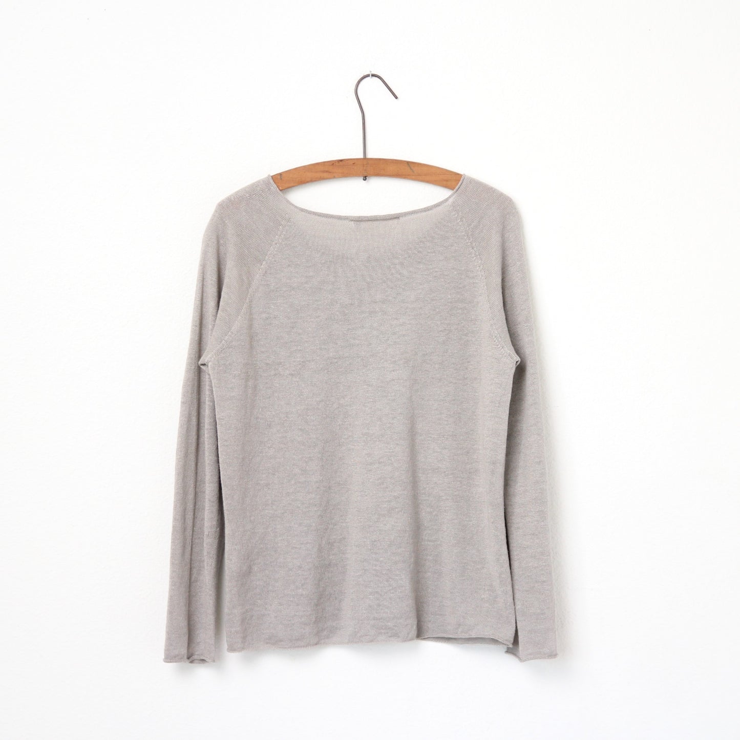 Evam Eva Washable Linen Pullover - Grege