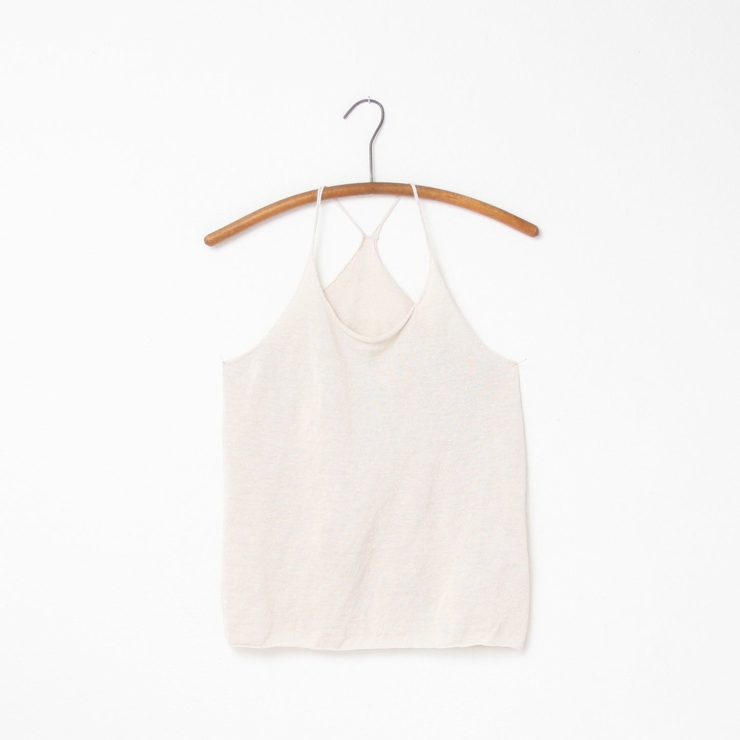 Evam Eva Washable Linen Camisole - Ivory