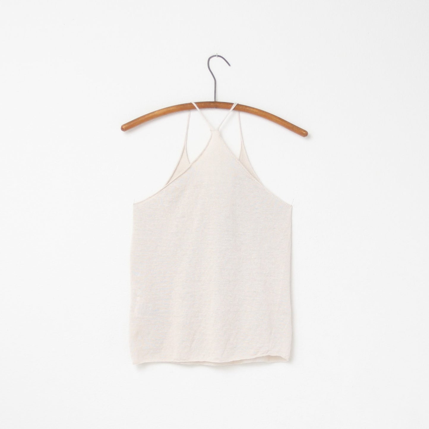 Evam Eva Washable Linen Camisole - Ivory