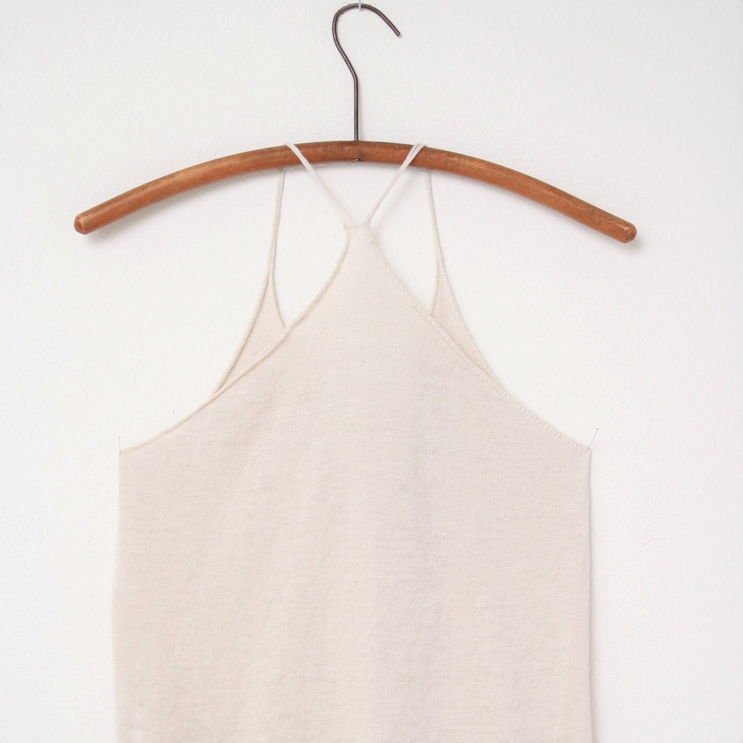 Evam Eva Washable Linen Camisole - Ivory
