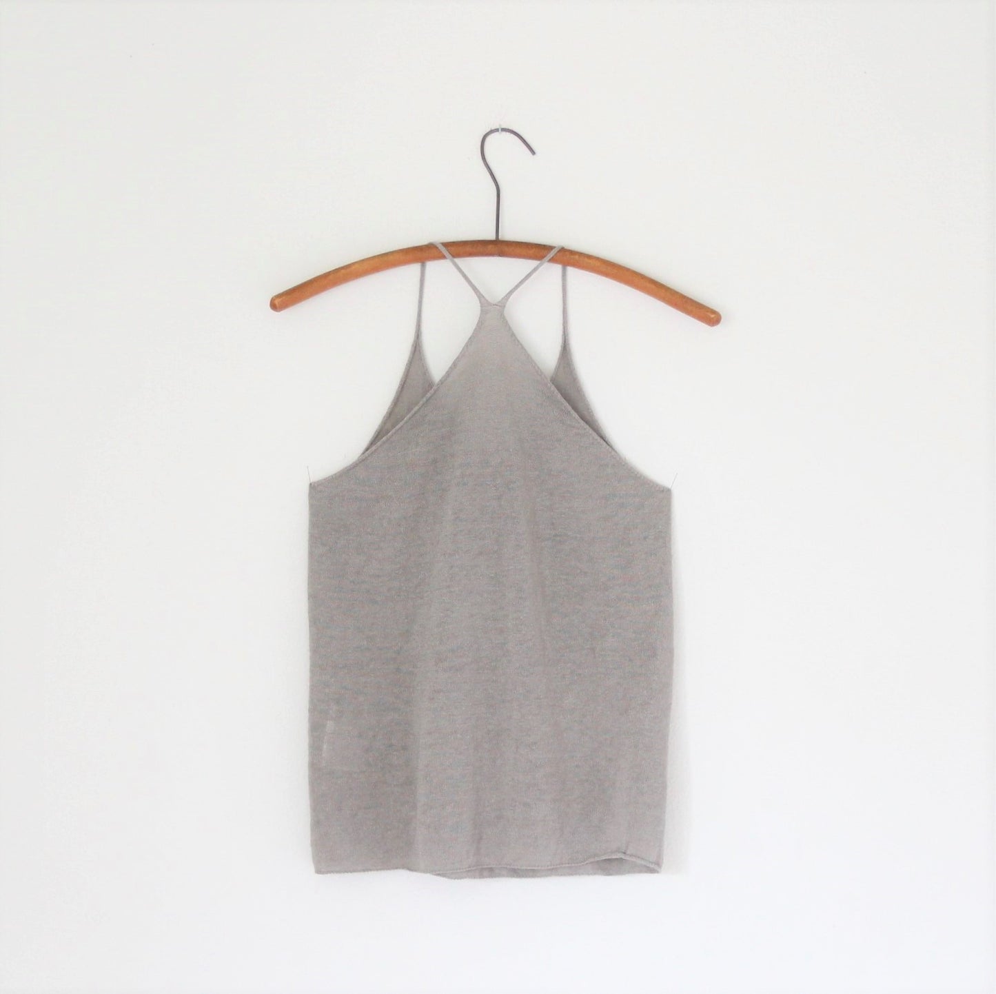 Evam Eva Washable Linen Camisole - Grege