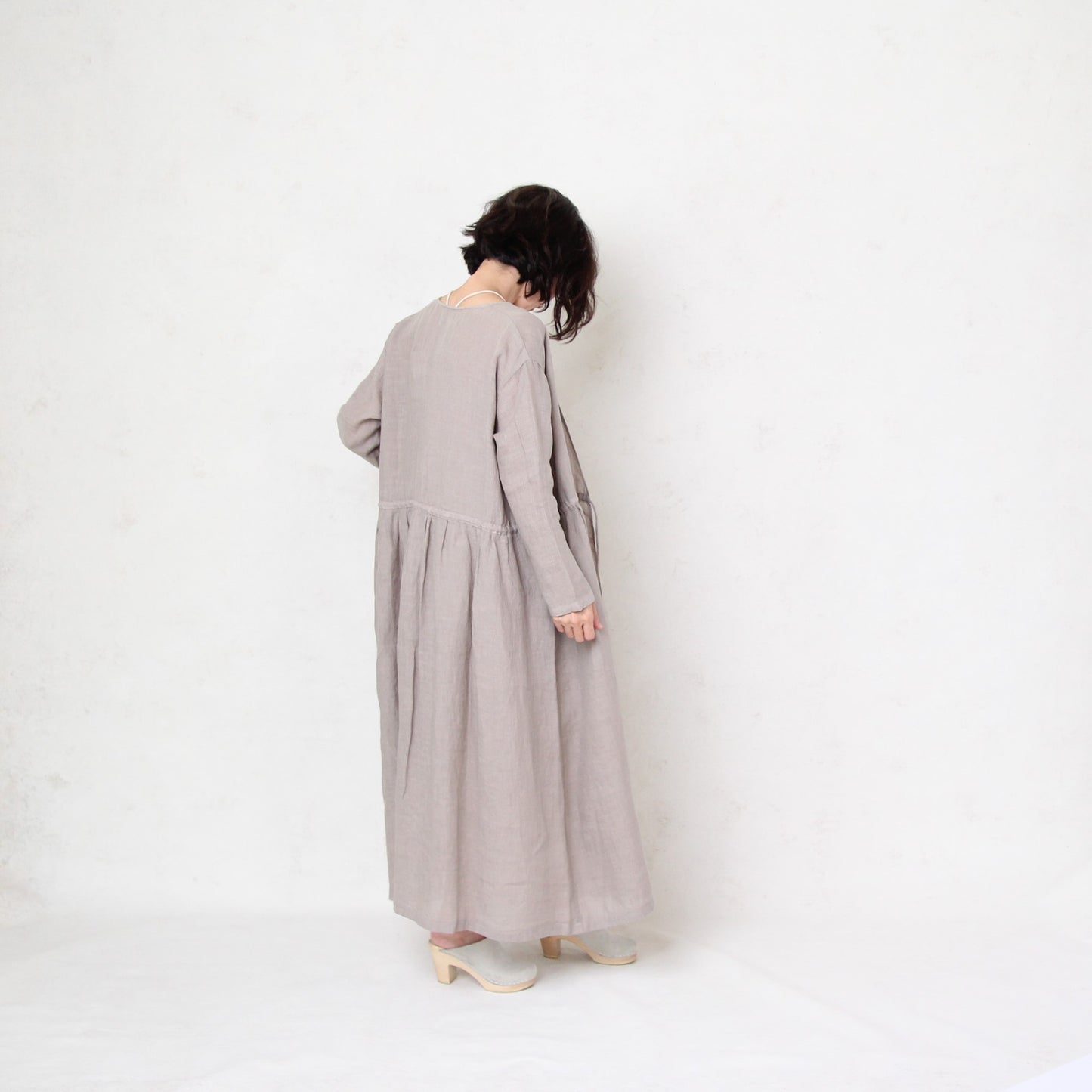 Evam Eva Botanical Dyed Linen Robe