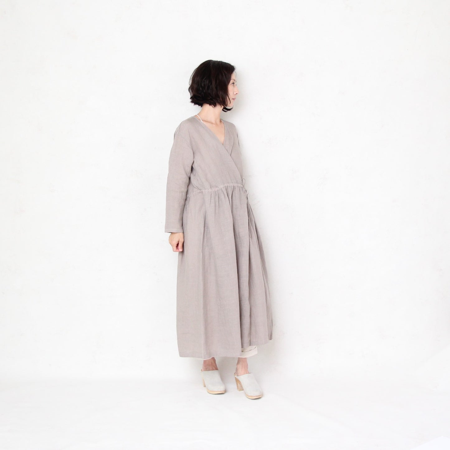 Evam Eva Botanical Dyed Linen Robe