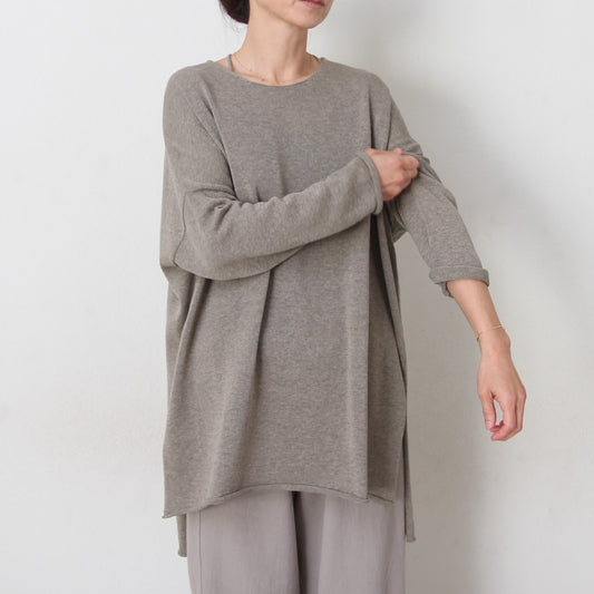 Evam Eva Dry Cotton Tunic - Mocha