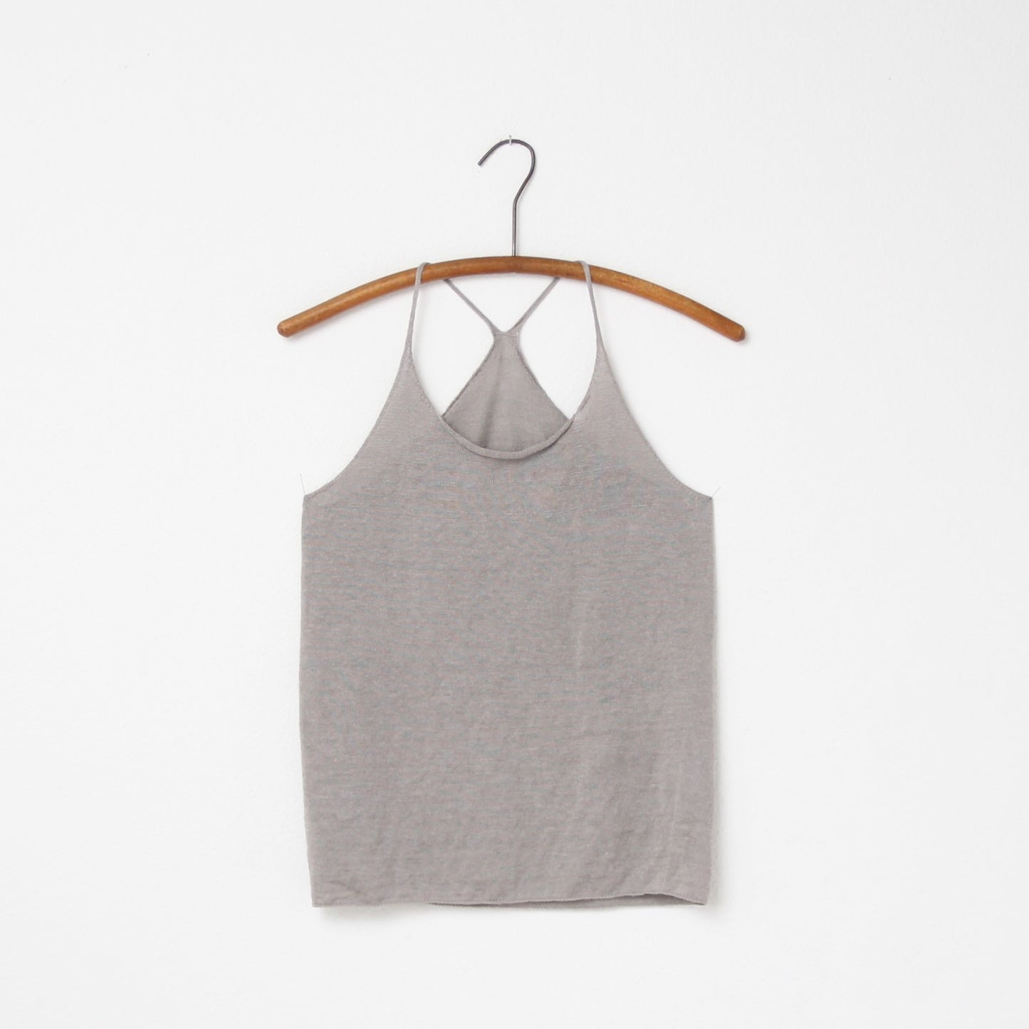 Evam Eva Washable Linen Camisole - Grege