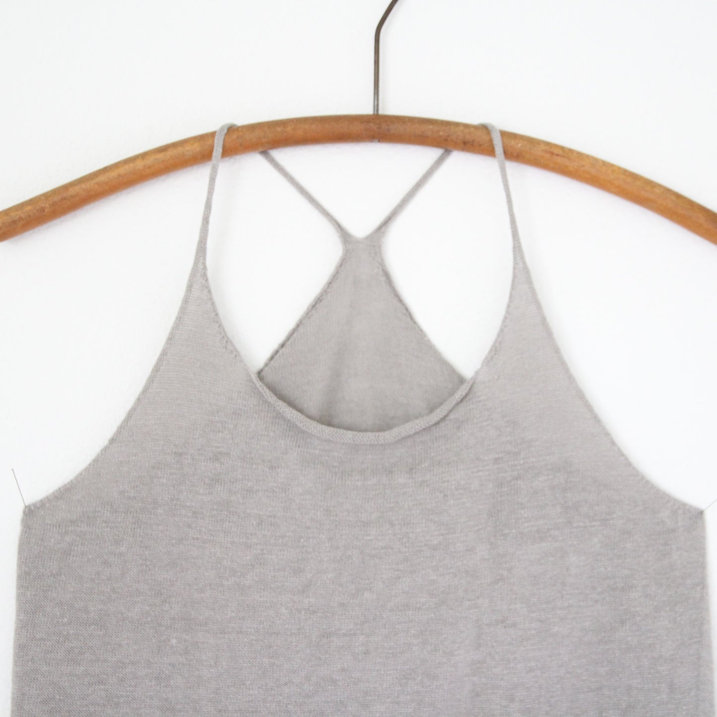 Evam Eva Washable Linen Camisole - Grege